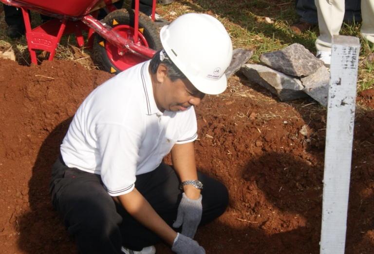 Peletakan batu - Pertama