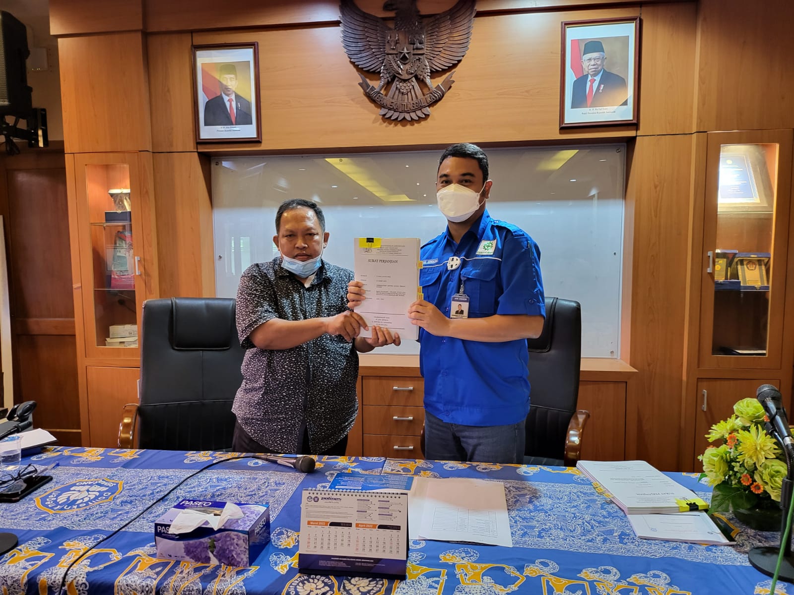 Tanda Tangan Kontrak Proyek Gedung Kuliah Terpadu Polines